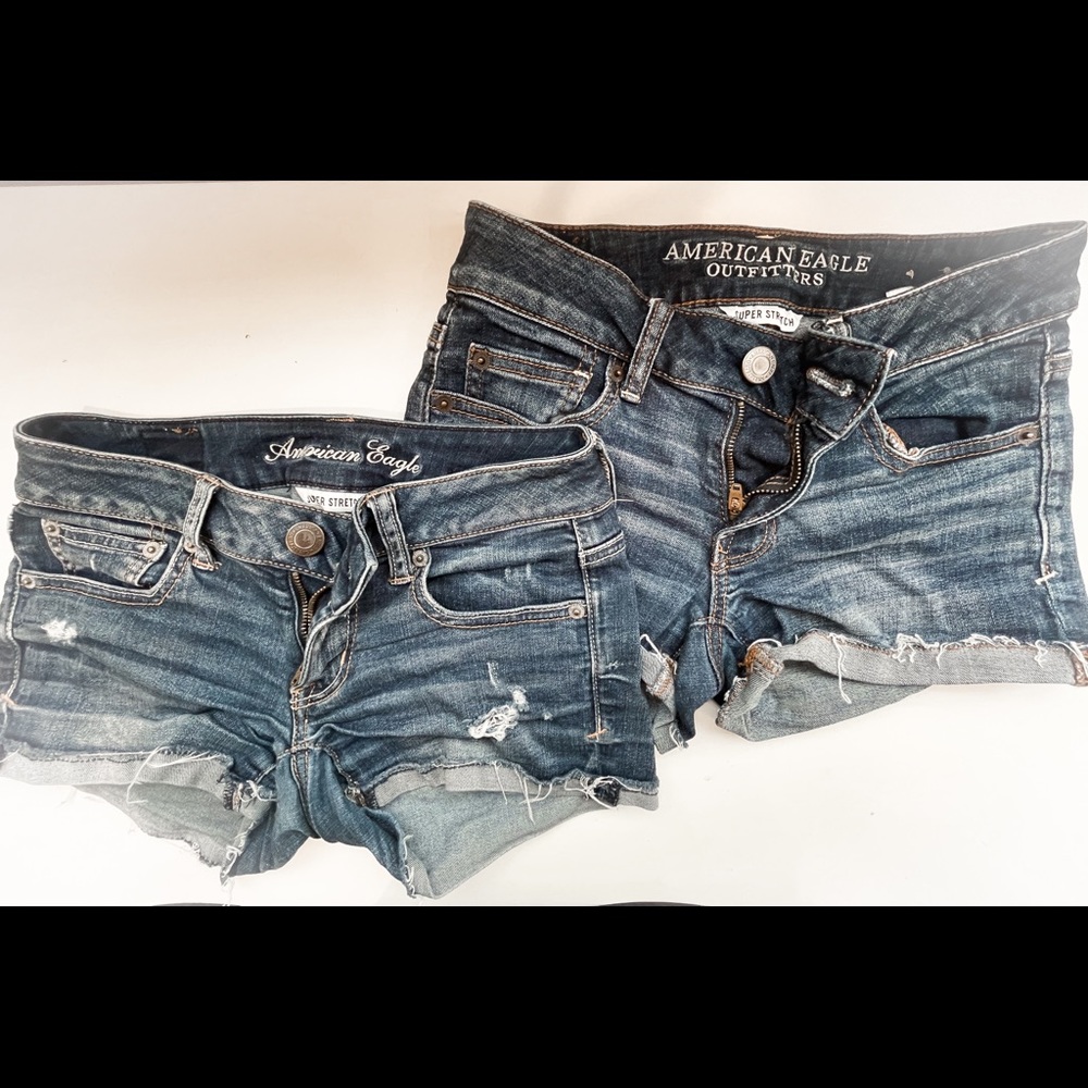American Eagle Shortie Shorts Size 00